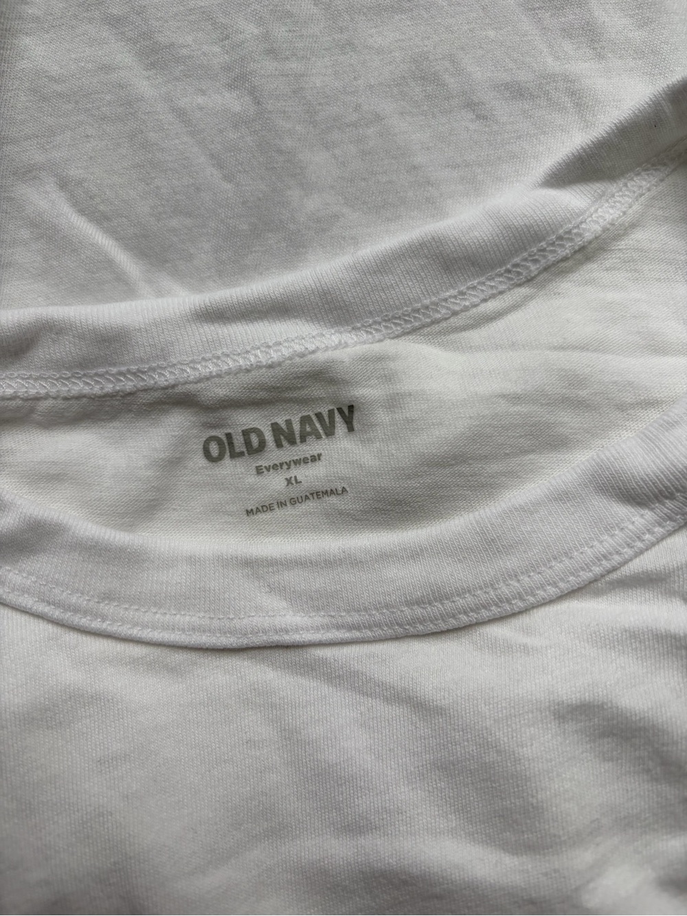 Old Navy White Short Sleeve Crew Neck Tee women’s